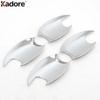 Side Door Handle Bowl Cover Trim For Kia Sorento 2016 2017 2018  Chrome Car Exterior Door Handles Cup Overlay Accessories