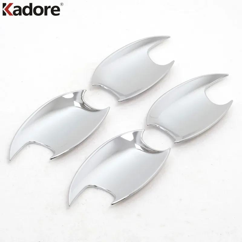 Side Door Handle Bowl Cover Trim For Kia Sorento 2016 2017 2018 Chrome Car Exterior Door Handles Cup Overlay Accessories