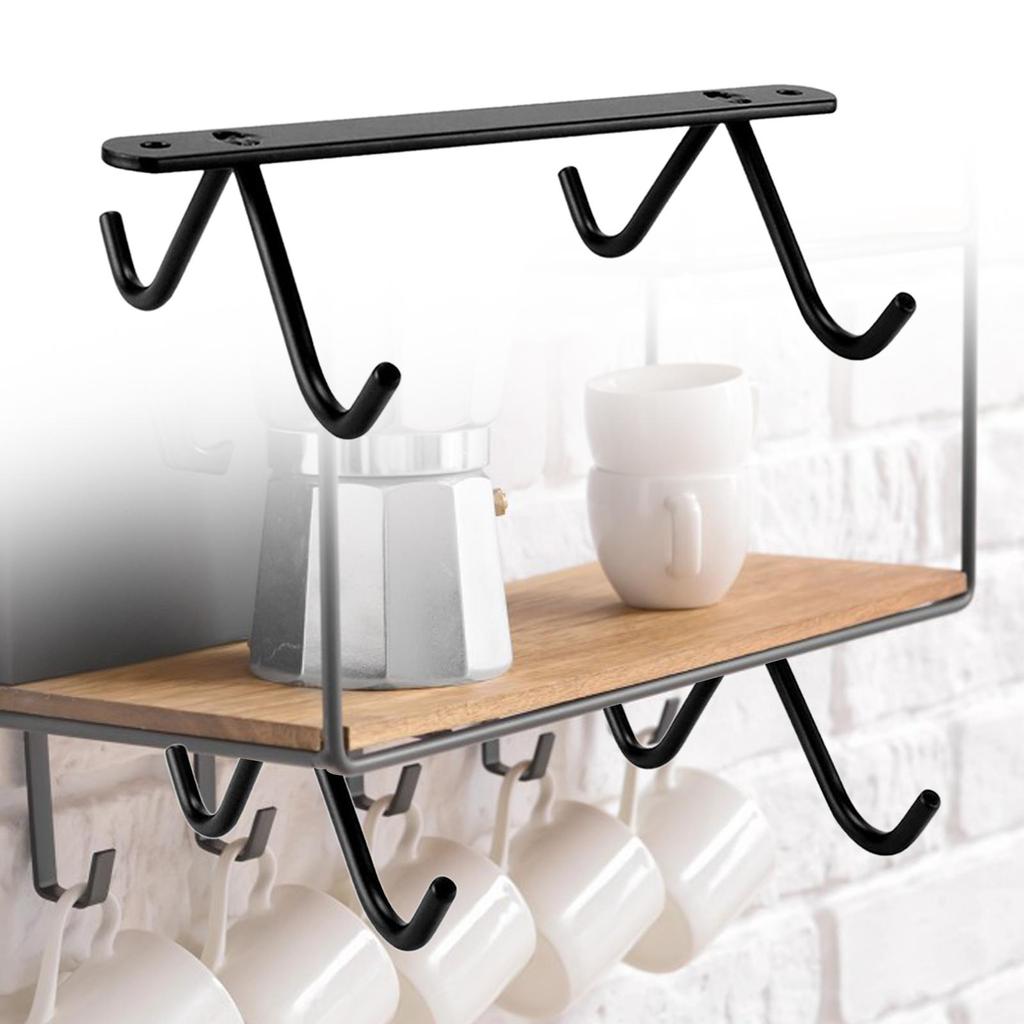 Tassenhalter unter Schrank Tassenständer Auslage Schrankaufbewahrung Metall Metallregal Tassentrockenständer, für Zuhause Küche Utensilien Tassen