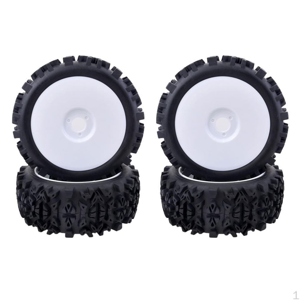 

OD 4.7 inch / 120mm Rubber RC Car Tires & Wheel Rims Foam Inserts 17