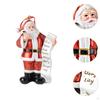 Weihnachtsstatue Weihnachtsmann Figur Sammlung Geschenk Ornament Harz Skulptur für Tisch