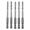 High Speed Eccentric Drill Bit Set for Glass Tiles 5pcs Tungsten Steel Alloy