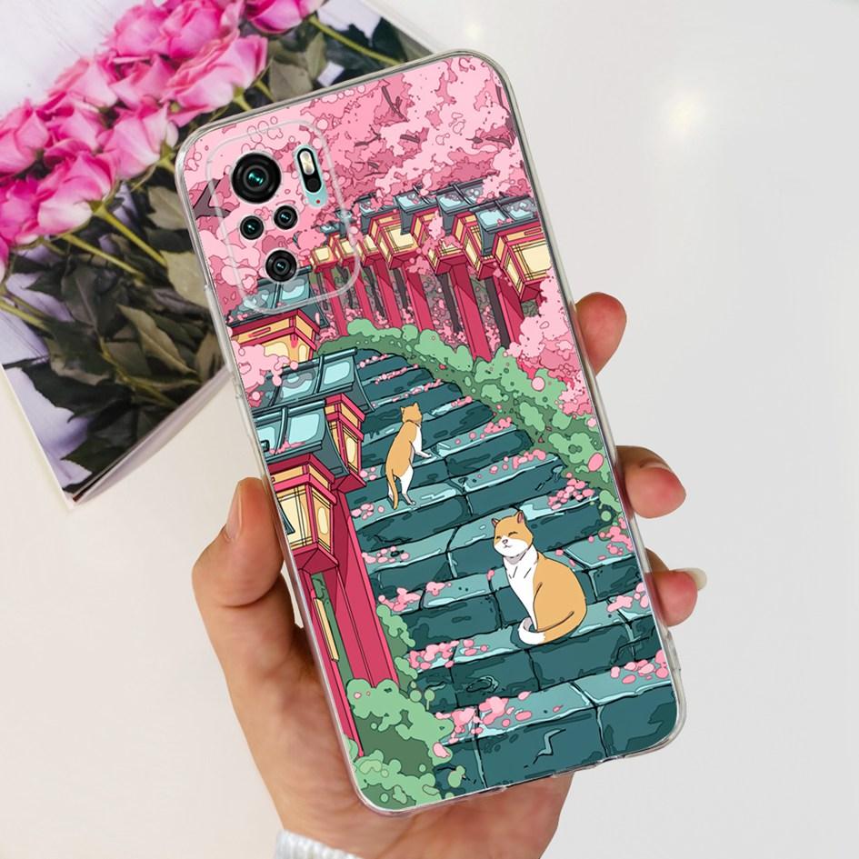 For Xiaomi Redmi Note 10 Pro Max Case Cute Fashion Butterfly Marble Soft Silicone Cover on Redmi Note 10S Note 10 S Note10 Funda