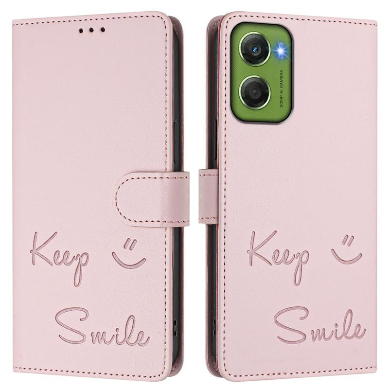 Für MOTO G06 Power Hülle Flip Etui für Motorola G06 Power Klassisches Handy Brieftasche Lederhülle MotoG06 Coque Kartenfach Rückseite