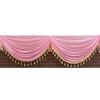 2M Wedding Background Curtain Swag Party Valance Drape Panel Wedding Backdrop Curtain Valance Stage Background Decor Drapery