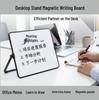 Double-Sided Magnetic Whiteboard & Drawing Board for Kids - Wipeable Desktop Memo & Small Blackboard for Home Teaching