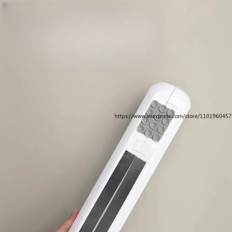 Einweg-Plastikfolienschneider für die Küche, reißfreies Schiebemesser, lebensmittelecht, magnetisch, zur Wandmontage am Kühlschrank, mit Folienfächern