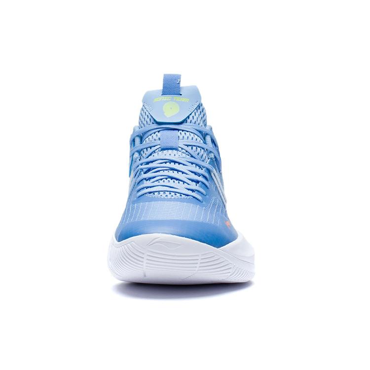 New LINING SONIC Team LOW Basketball Shoes Men Low Top Aurora Blue ABPS023-3