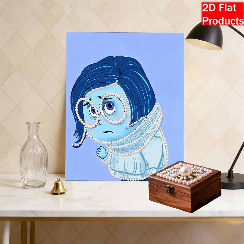 Disney DIY Pearl Painting Inside Out Tender and Melancholic Decorative Painting Creative Ornaments Friends Gifts Desktop Furnishings Home Decoration