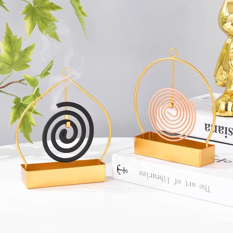 Creative Wrought Iron Fireproof Mosquito Coil & Incense Holder