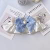 Cream Style Pet Collar Scarf Pearl Heart Bow Saliva Towel Bib For Cat Dog