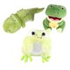 Cute Cartoon Frog Crocodile Plush Toy Soft Stuffed Doll Toy Lovely Throw Pillow Home Decoration For Kid Birthday Gifts