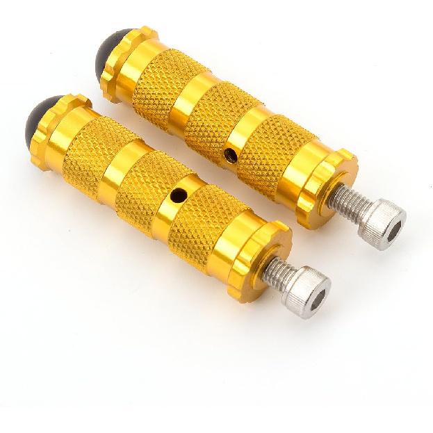 

M8 8mm Motorcycle Aluminum Rearsets Footrest Footpegs Foot pegs Pedal Universal for Grom MSX125 CBR954RR CBF150 CB190R CBR929RR VFR400 NC30 RVF400R золотой