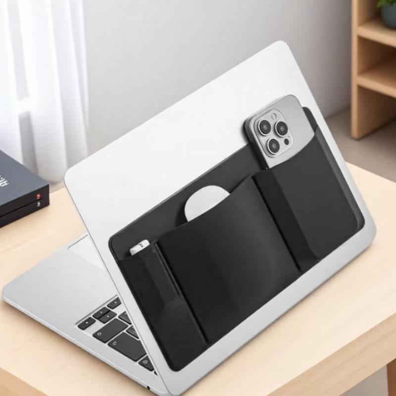 Self-Adhesive Mouse Bag Notebook Computer Data Cable Hard Disk Storage Bag Leica Cloth Storage Pouch