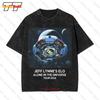 Elo Electric Light Orchestra Jeff Lynne Orbit Alone 2016 Tour Vintage Oversized T-Shirt UHZB