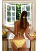 2025 Floral Cross-Back Bikini Split Swimsuit Tie-Up Design