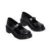 Dr. Zapatos Mary Jane de Tacón Grueso Cómodos de Cuero Alderstone Martens 6Cm Zapatos de Mujer Negro 42664001