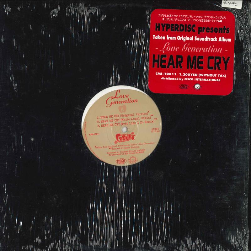 

12inch Record LOVE GENERATION - Hear Me Cry CMI10011 CISCO 1997 US Japanese Pop/Rock Used