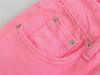 Women's Plus Size Pink High-Waist Straight-Leg Jeans (Summer 2022)