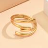 European & American Multi-Layer Adjustable Stainless Steel Index Finger Ring for Women
