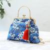 Borsa alla moda vintage con frange Piccole borse a conchiglia Borsa a tracolla da donna con catena Borsa a mano da donna con gru in volo… Altro