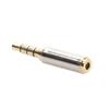 Mini Metal 3.5mm 2.5mm Female Jack Male to Headphone Audio Connector Adapter