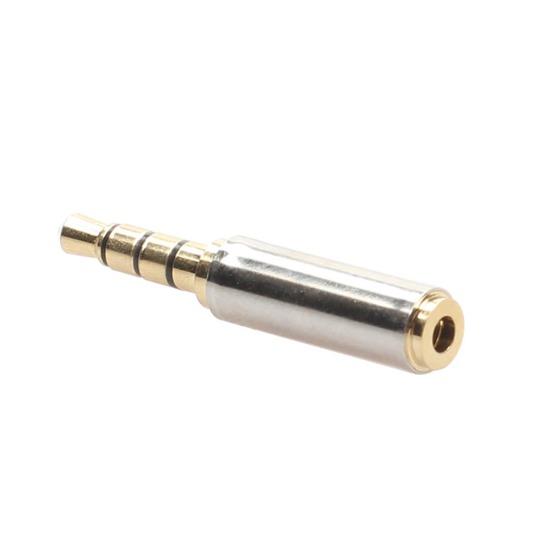 Mini Metal 3.5mm 2.5mm Female Jack Male to Headphone Audio Connector Adapter