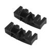 2Pcs Badminton Stringing Racquet Load Spreader Badminton Tennis Racquet Pulling Machine Threading Accessories High Loaded Spreader Protector Black