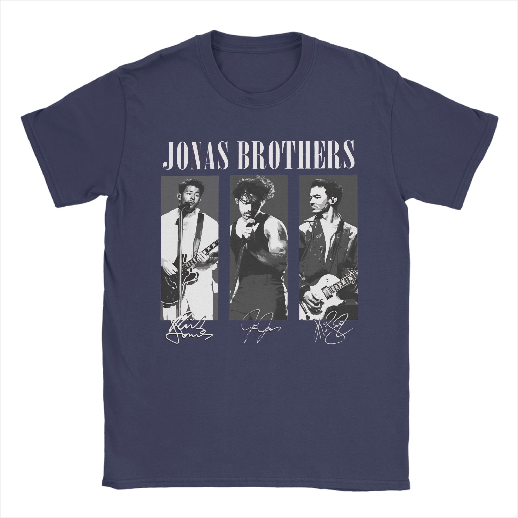 

Casual Jonas Brothers Tour TShirt Men Crew Neck 100 Cotton T Shirt Short Sleeve Tees Gift Idea Tops 4XL