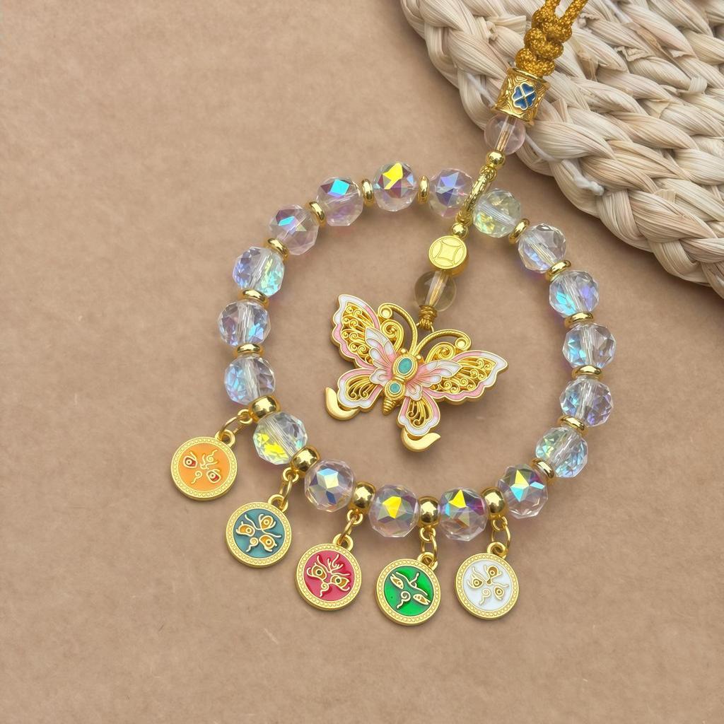 Pendentif de voiture Dieu de la richesse Lingyin Wulu de Hangzhou: Boulier Coloré pour Décoration de Véhicule Haut de Gamme, Symbolisant la Paix et la Fortune