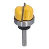 Bowl Router Bit Dish Carving Cutter Round Bottom Tray Woodworking Slotting Tool 6mm Shank