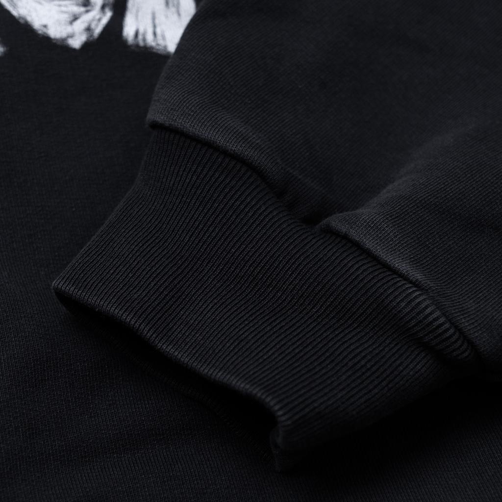 Balenciaga FW23 Sweatshirt Loose Fit Women's Black 761458TPVM11569