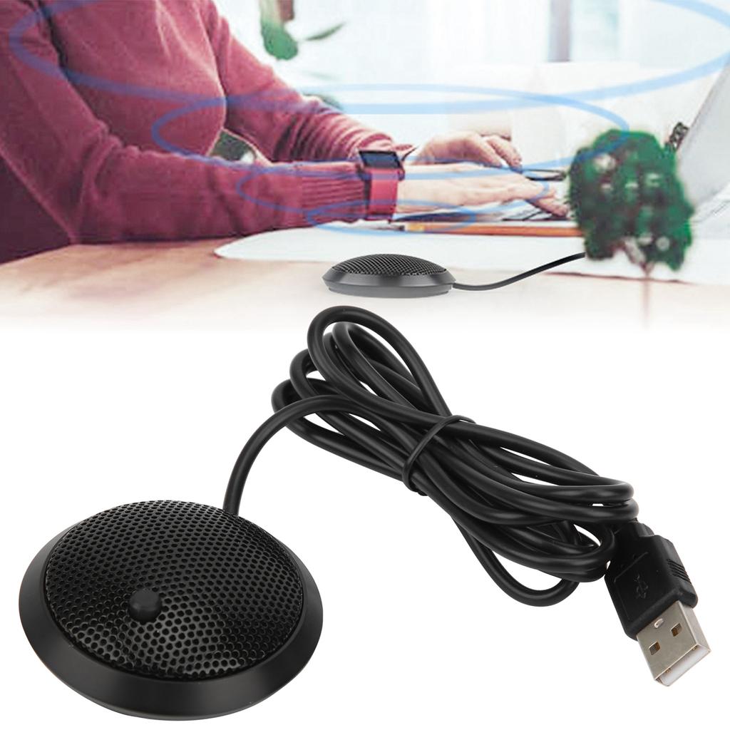 Desktop Microphone Omnidirectional Conference Pickup USB Mic for Meeting Business BM200