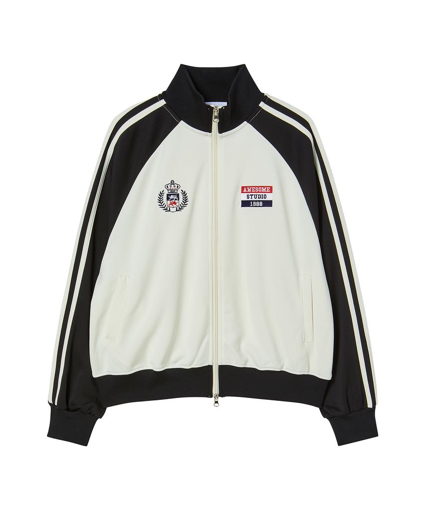 Awesome Studio Track Jersey Jacket Black