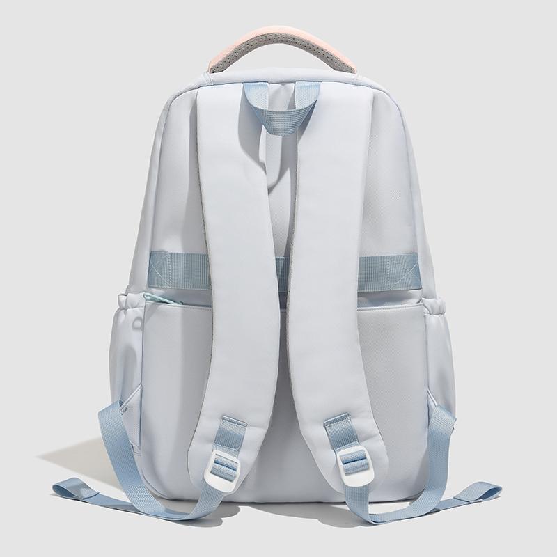 Contrast Color Student Backpack Large Capacity Schoolbag Women's Backpack