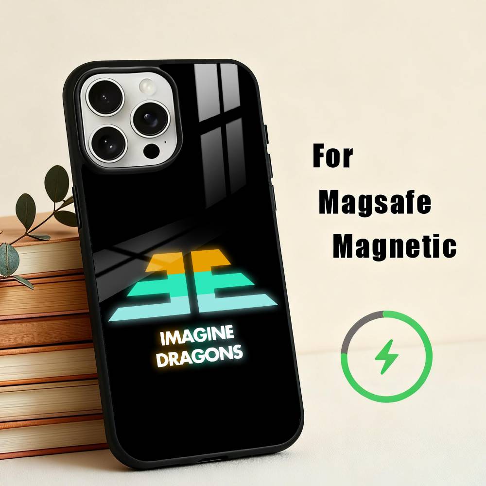 

Anthemic BAND Imagine Dragons Phone Case For iPhone17,16,15,14,13,12,11 Plus,Pro Max Magnetic For Magsafe Wireless Charging iPhone17Pro