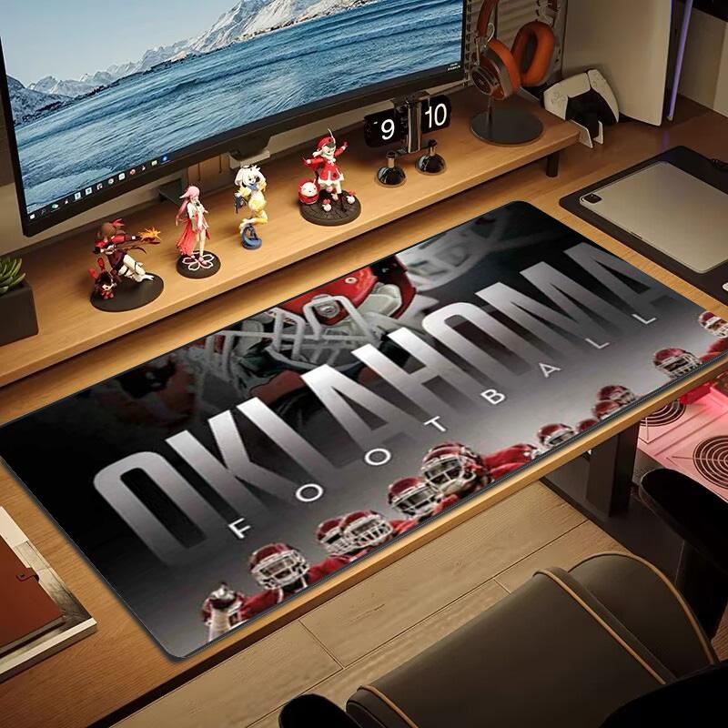 Oklahoma Sonners Color Mouse Pad Large Gaming Table Cushion Non-slip Laptop Tablet Big Mousepad XXL Mat Mini PC Playmat With Lock edge