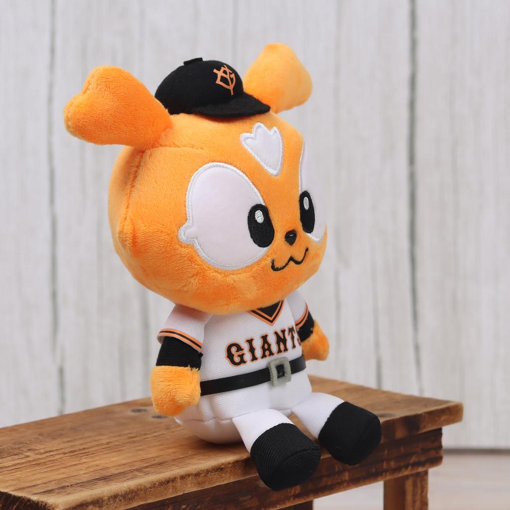 Yoshitoku Jabbit Beans Plush Toy Official Licensed Comes in a Gift Bag Blue Color (Sitting 17cm) [Yomiuri Giants] Product, (with Ribbon),