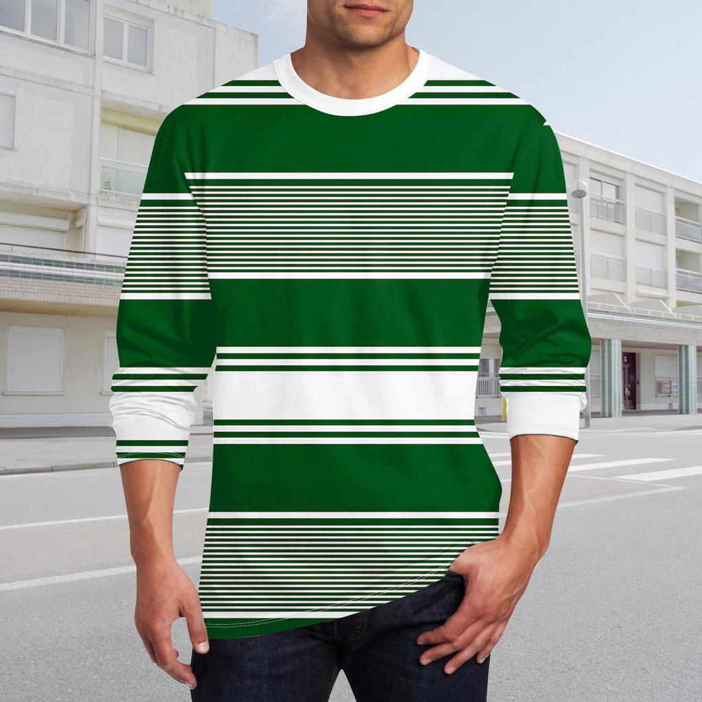 Herr T-shirt O-hals Kläder Kläder utomhus långärmat tryck Modedesigner Vintage