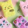 Katzen Gesichts Mini Notizbücher Kawaii Schlüsselanhänger Notizblock Skizzenbuch Mädchen Winziges Skizzenbuch Tägliche Notizen