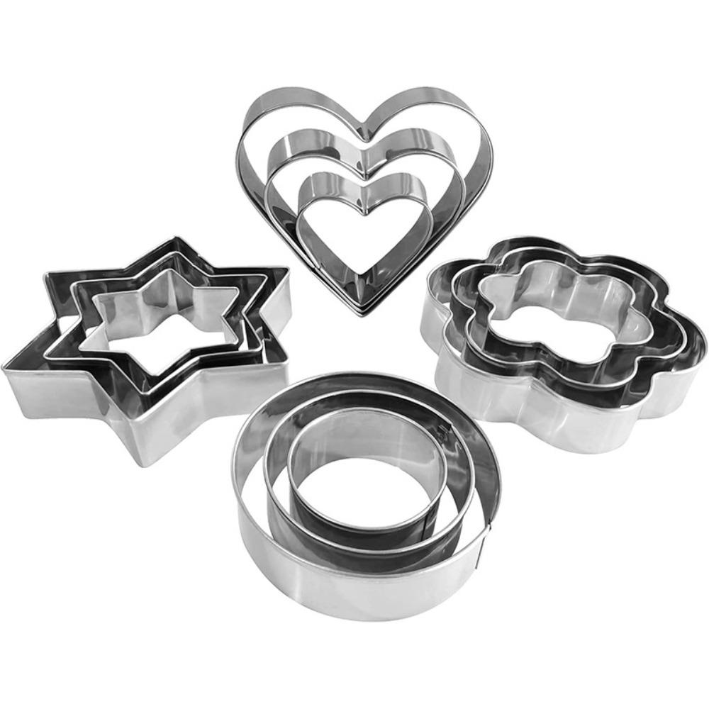 DIY Cookie Mould Mini Biscuit Slicer New Stainless Steel Cookie Cutter Baking Accessories
