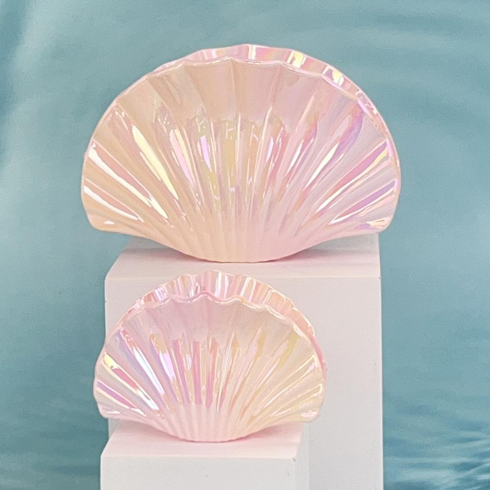 New Gradient Shell Hair Claw Summer Ocean Girl's Claw Clip Beach Trendy Crab Hair Clips Hair Accessories for Women