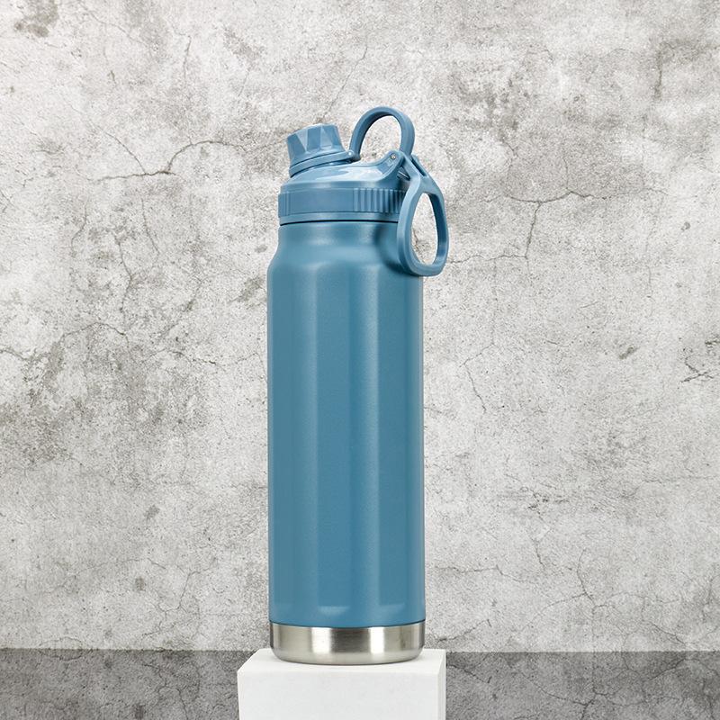 Oală spațială din oțel inoxidabil 304, vacuum portabil, capac portabil, oală pentru alpinism, bicicletă în aer liber, ceainic sport