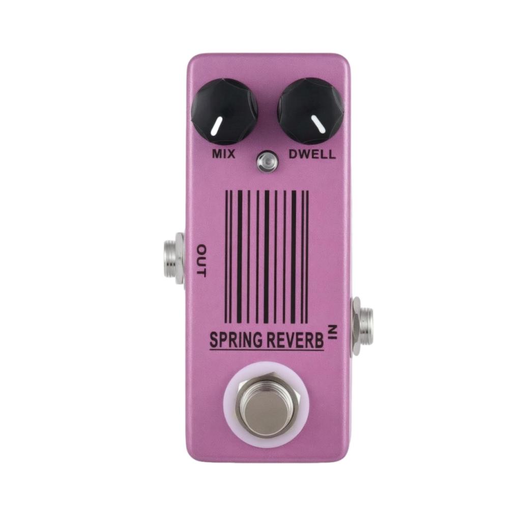 Spring Reverb Effect Pedal Mini Analog-Style for Guitarists