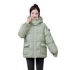 Sports style winter new fashion simple stand-up collar down cotton clothes small short thickened bread clothes