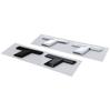 3D ABS Chrome Black TT Logo Car Rear Trunk Emblem Badge Sticker Decals For  kcpn5 TT RS MK1 8N 8J MK3 8S MK2 Accessories