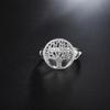 925 Sterling Silver Wedding Jewelry Fashion Tree Ring