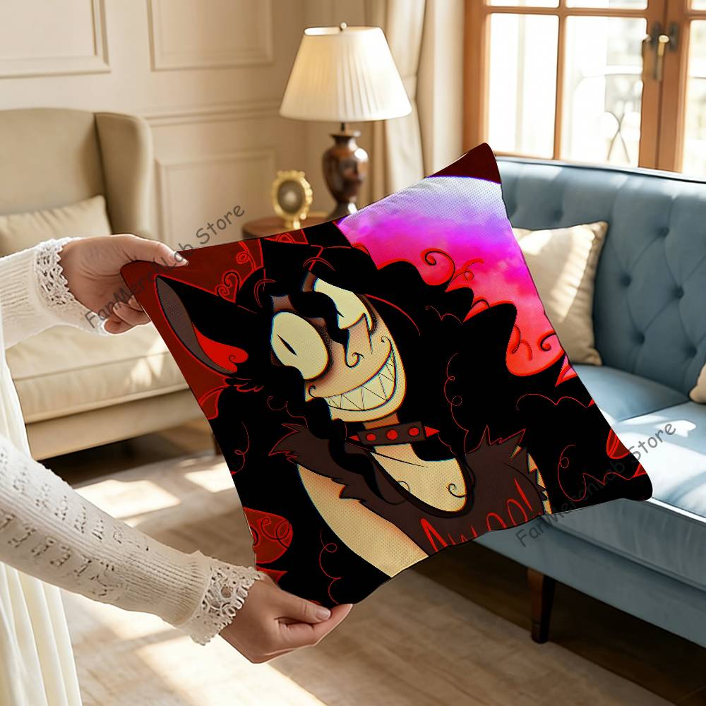 Horror Game JJohn DDoeS Pillow Case Plush Fabric Soft Pillowcase Double Sided Print Sofa Cushion Cover Throw