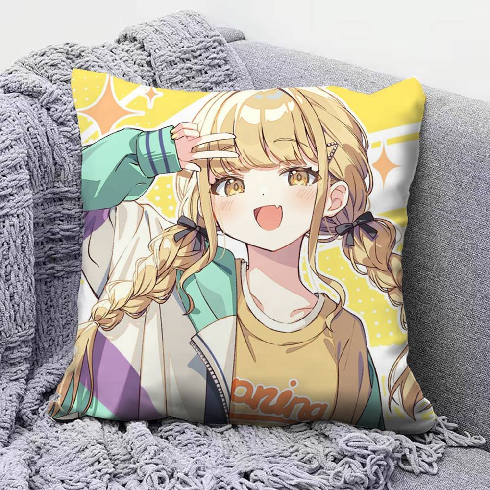Fujita Kotone Cute Anime GGirl  Pillow Covers Home Sofa Cushion Covers and Aecorative Custom