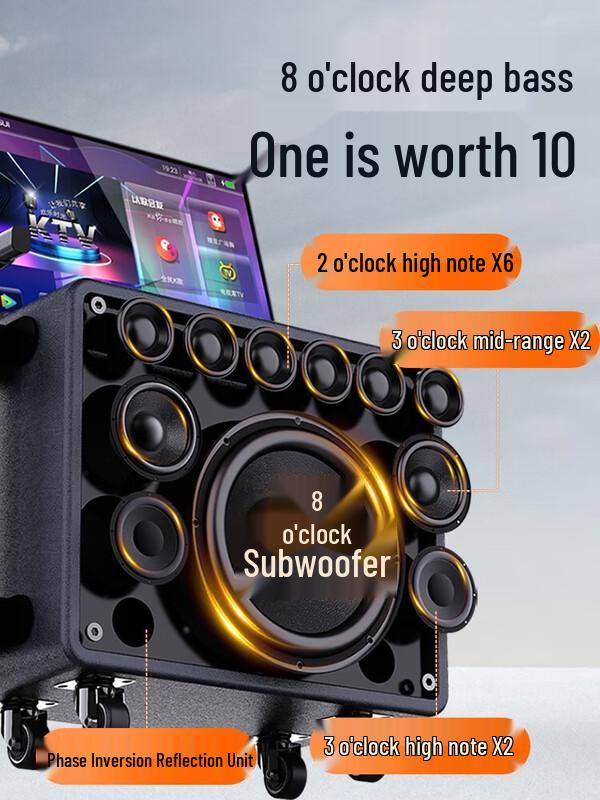 Sansui Portable KTV System with 17-inch Display CN Plug (adapter Included)